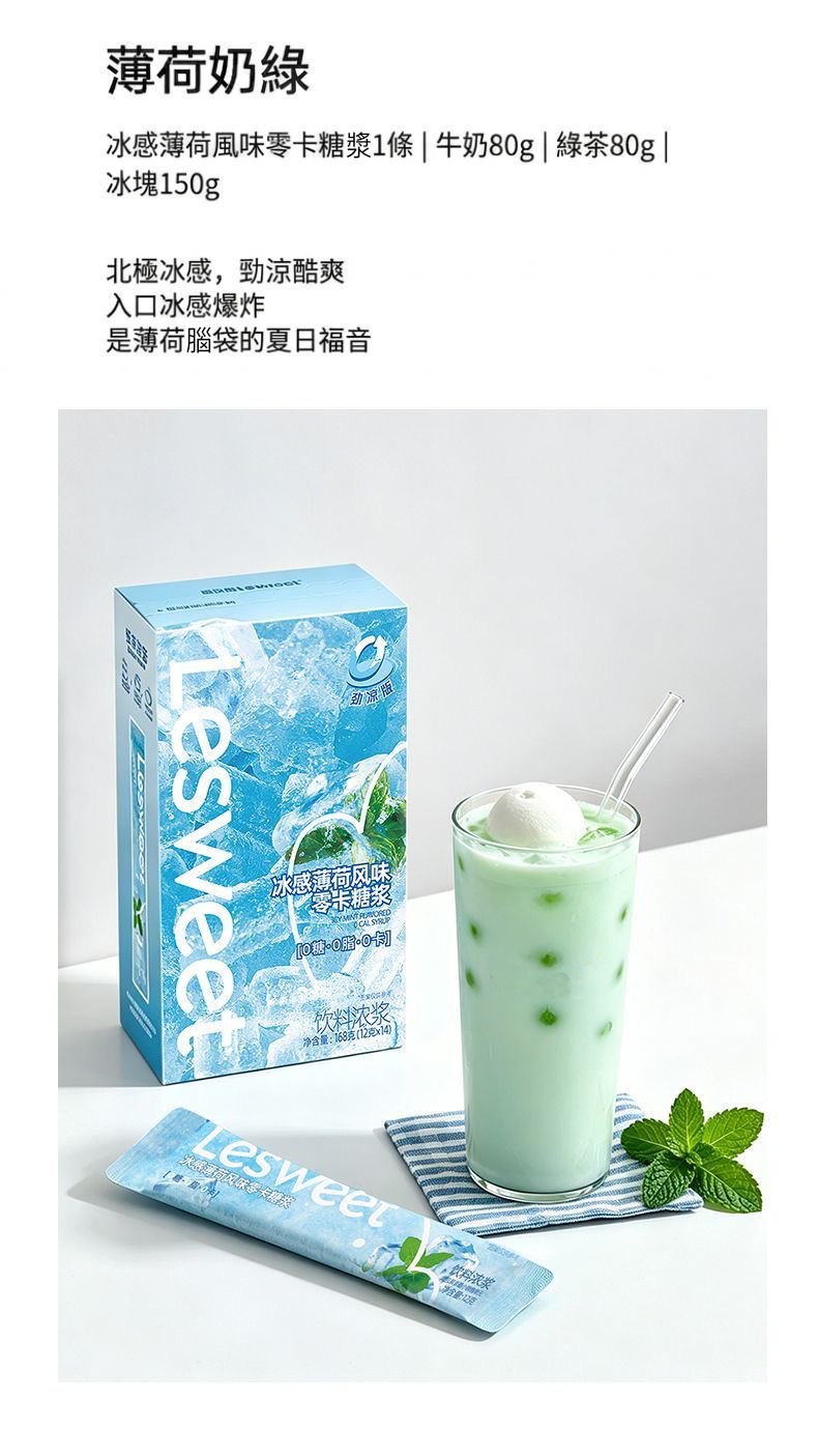 【實現。手搖自由】0卡路里。0糖分。口感絕佳糖漿（1套10包 不同口味糖漿）