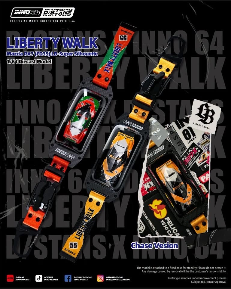 預訂 Pre-order - Inno64 1/64 X DSTANDS LB-SUPER SILHOUETTE FD3S (With Chase Car)