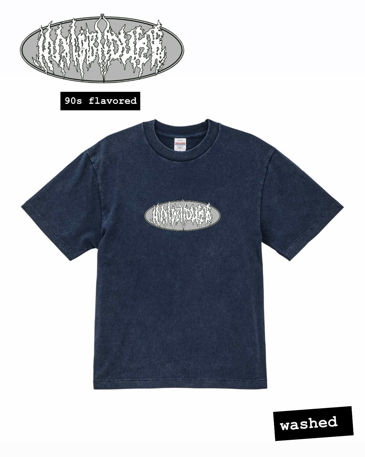 Numb'n'dub 90年代復古風NMDB logo tee