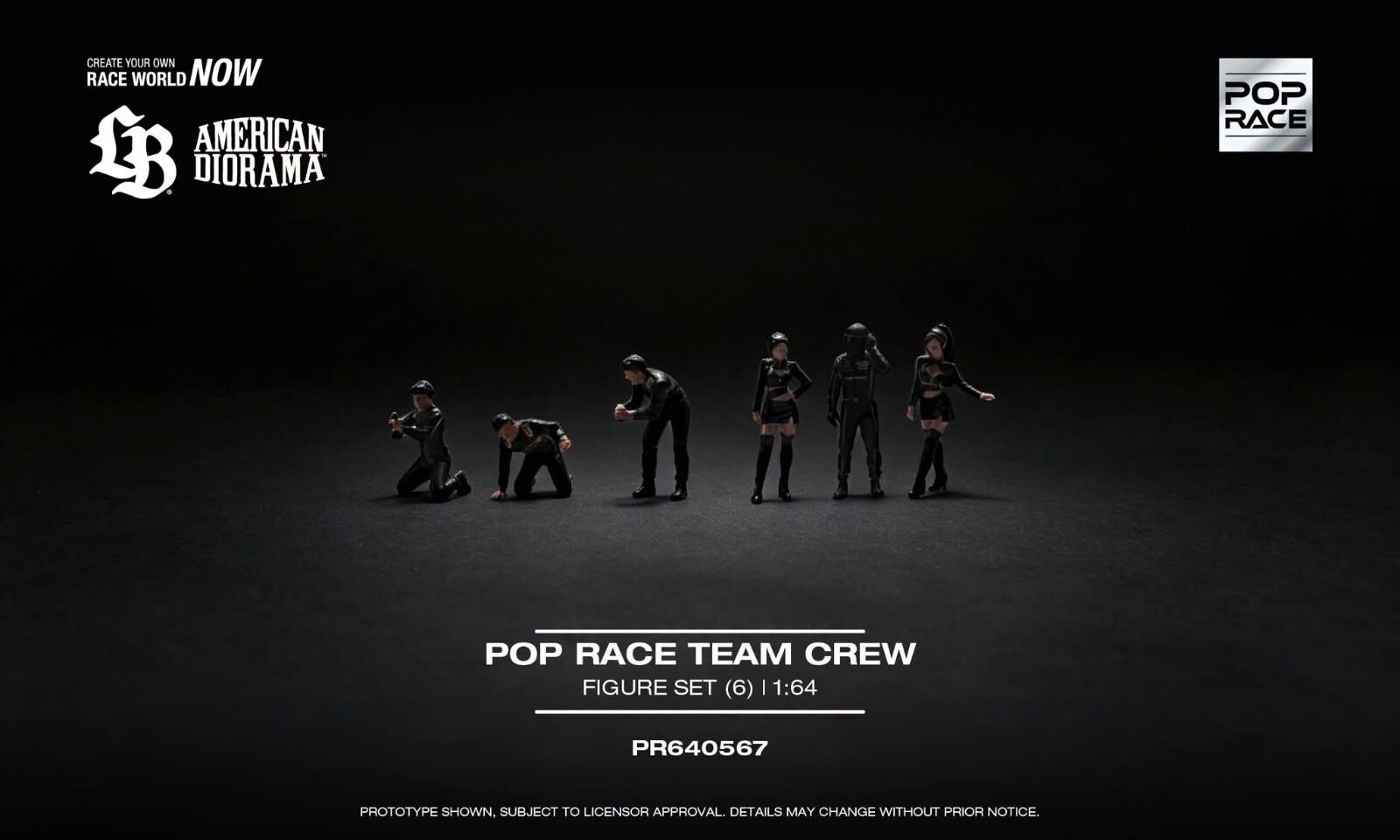 預訂PreOrder- Poprace POPRACE TEAM CREW (6 Figures) PR640567 figurine