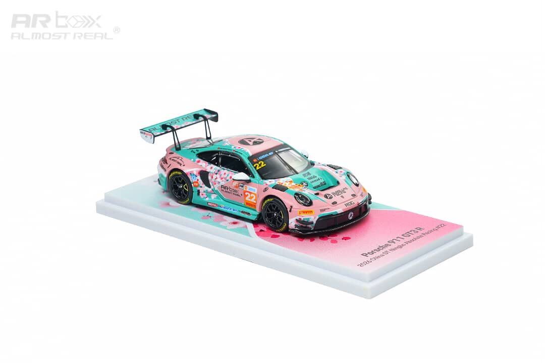 預訂PreOrder- AR Box Porsche 911 GT3 R #22 China GT Ningbo Absolute Racing “Pink PeachBlossom Livery”