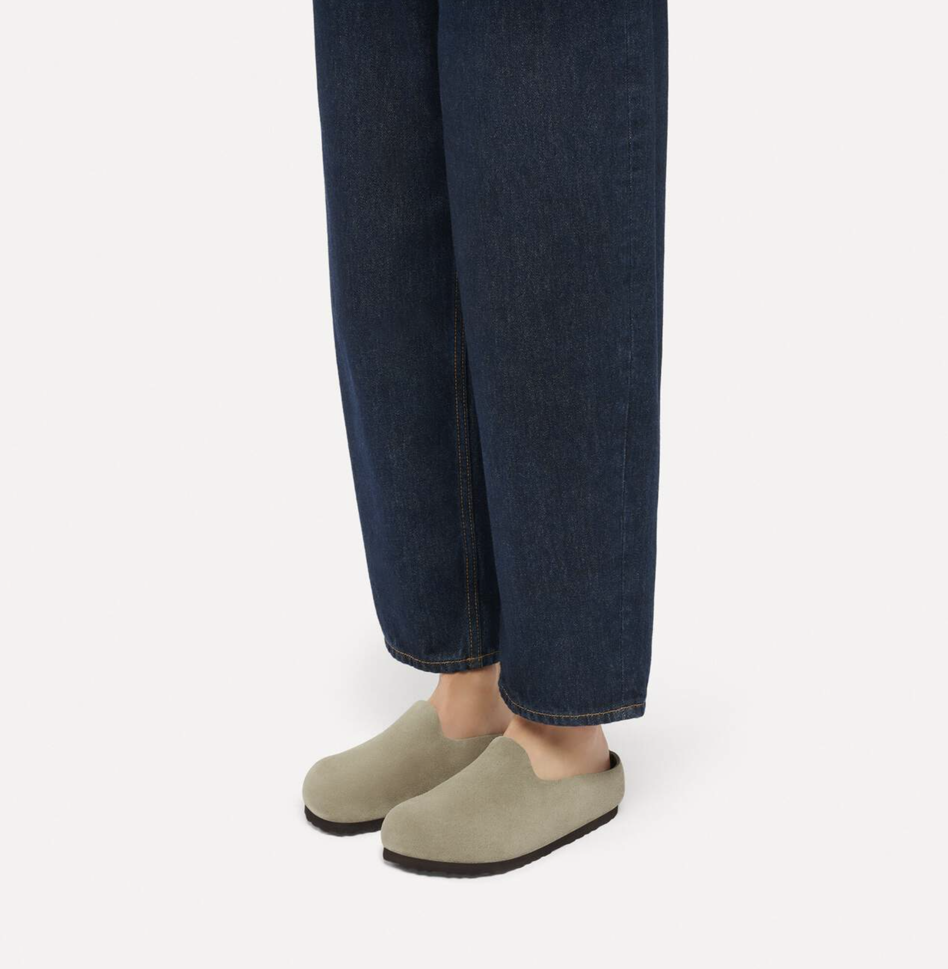 [現貨] Birkenstock Amsterdam Wrapped Suede Taupe | 1032516