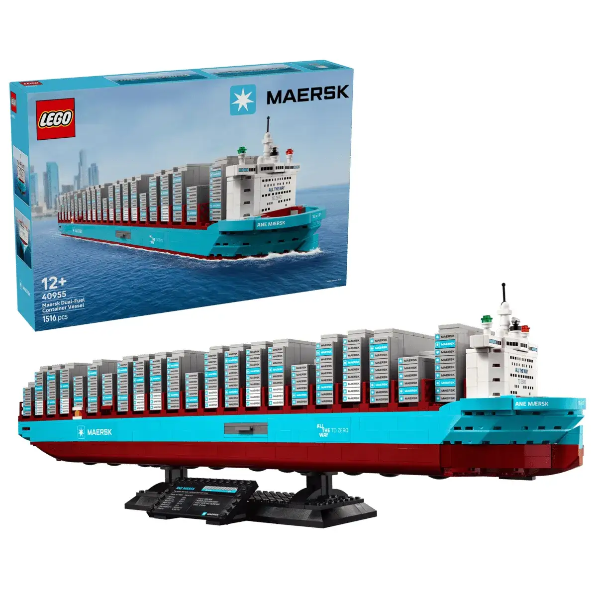 LEGO 40955 Maersk Dual-Fuel Container Vessel Maersk 雙燃料貨櫃船