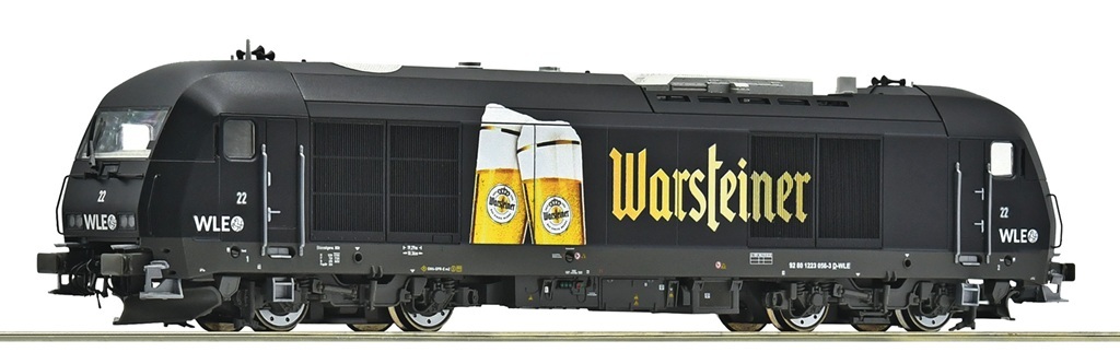 Roco 7300104 HO規 WLE 22 號「Warsteiner」類比柴油機車