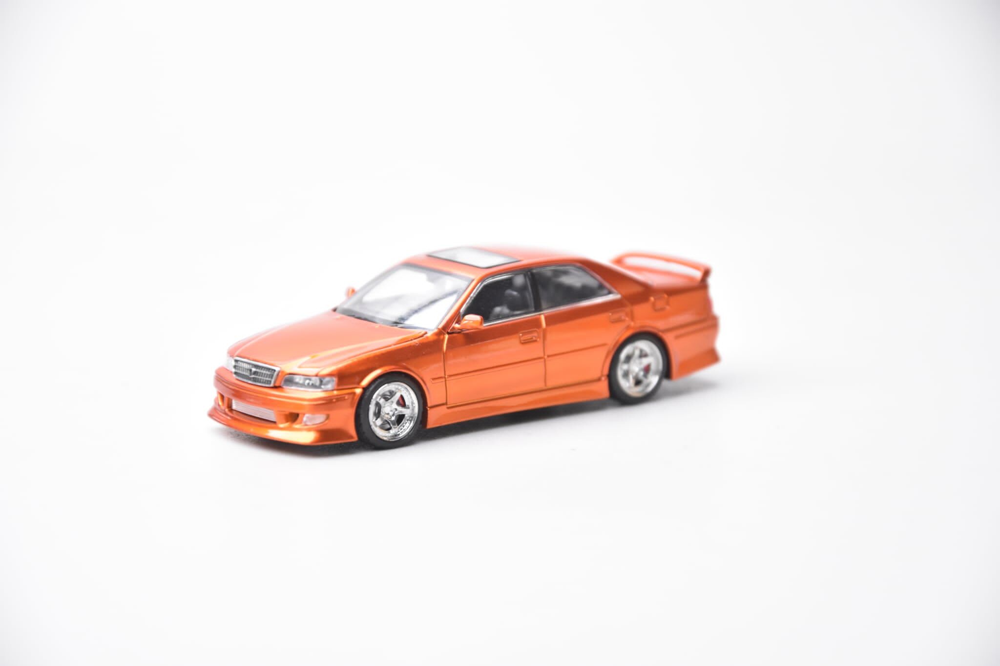 預訂:1/64 Model 1 Toyota Chaser JZX100 Custom Version Orange (C33705 )