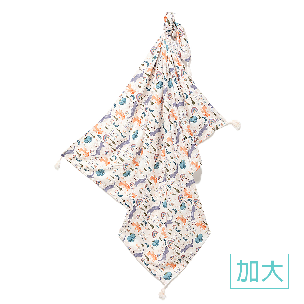La Millou波蘭 竹纖涼感巾加大(140x110cm)｜抗菌包巾｜肚肚胖火龍