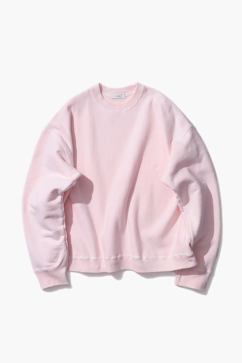 ATON NATURAL DYED URAKE OVERSIZED SWEAT SHIRT (2COL)