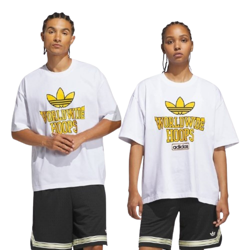 【官網限定】DIDAS 三葉草LOGO 短T 白KS8207 VII