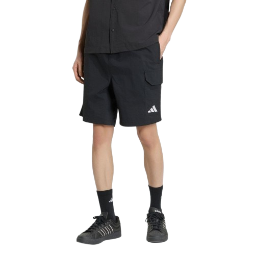 【官網限定】ADIDAS MUSTHAVES 工裝風運動短褲 黑 KW3375 VII