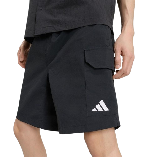 【官網限定】ADIDAS MUSTHAVES 工裝風運動短褲 黑 KW3375 VII