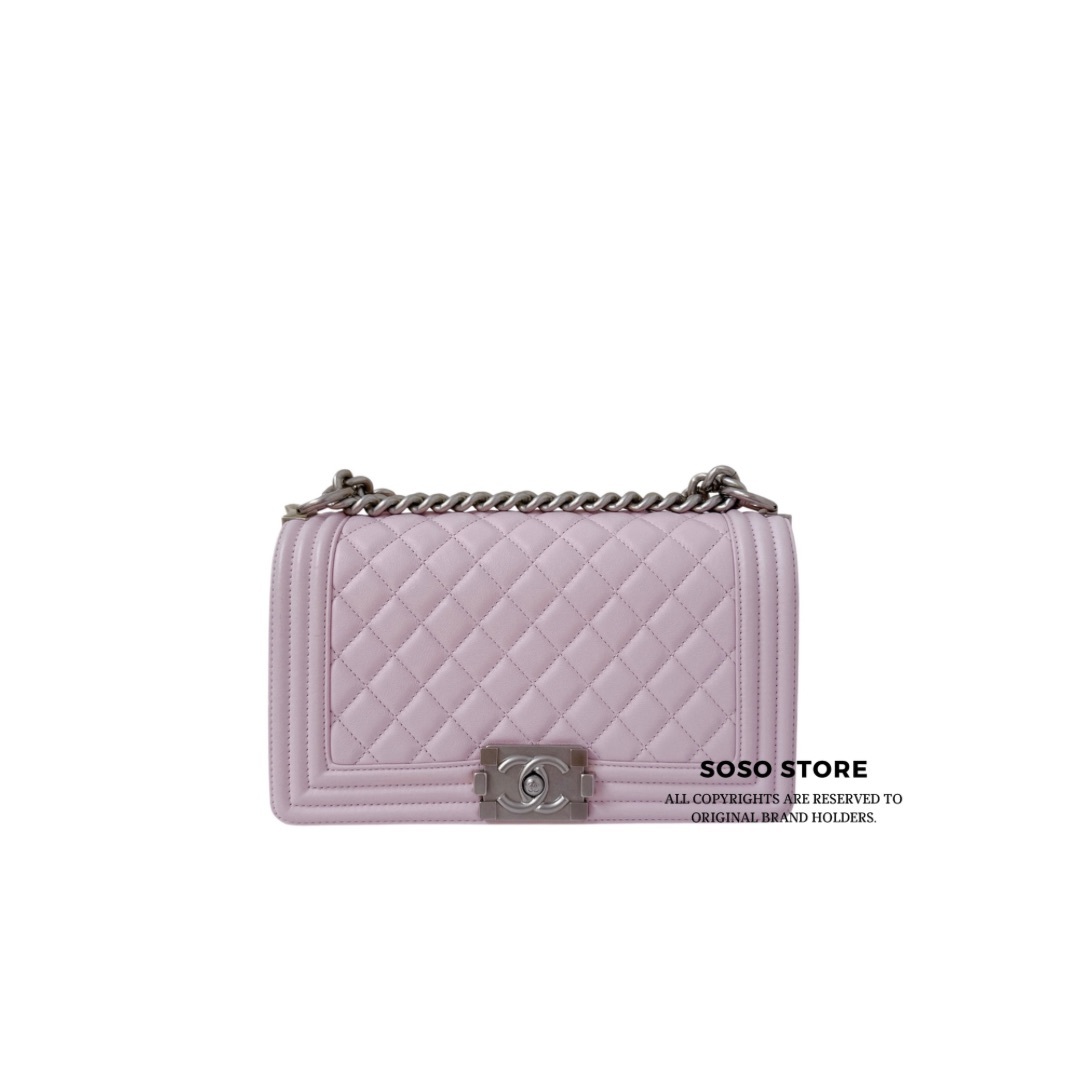 Chanel Boy Chanel - Pink / SHW
