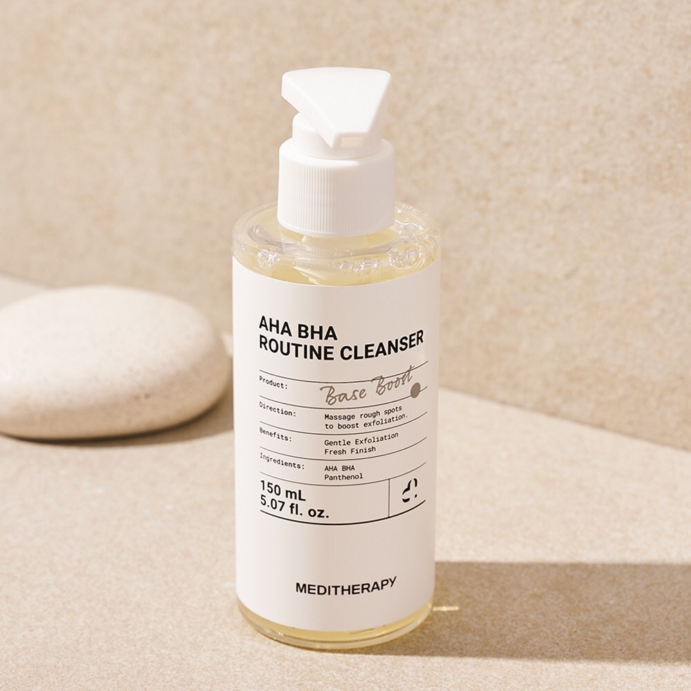 現 貨｜韓國 MEDITHERAPY AHA BHA 每日淨膚潔面乳150ml