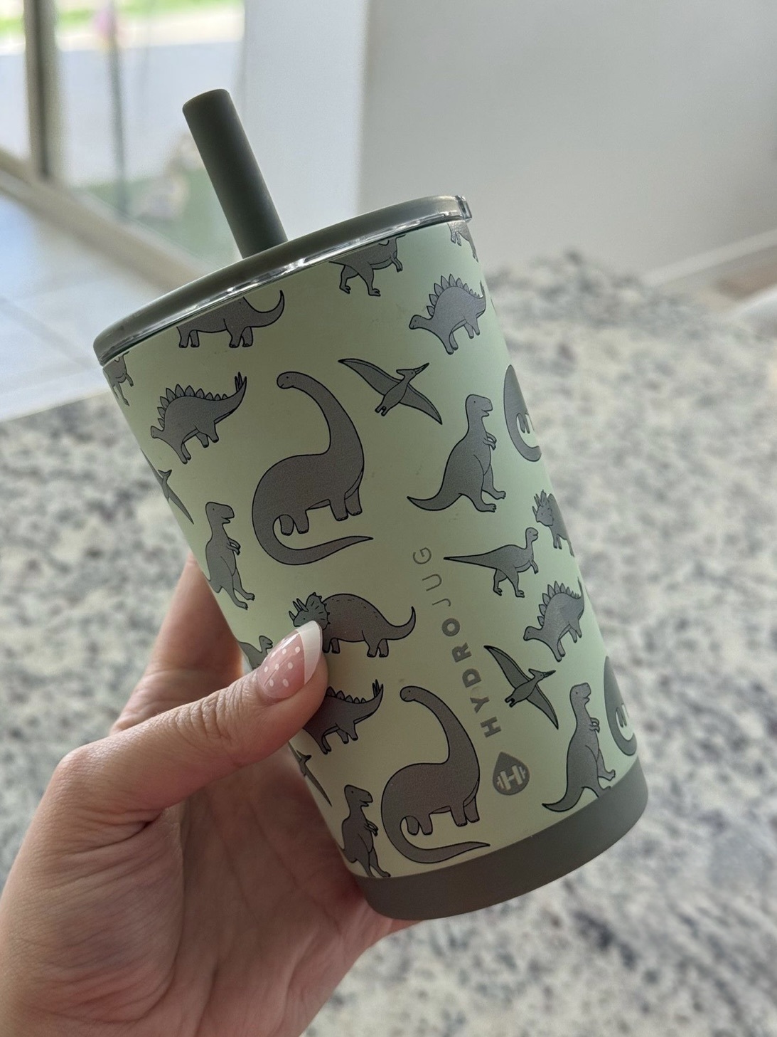 (預購）HYDROJUG Everyday Tumbler 防漏✨陶瓷內膽14oz Dinosaur