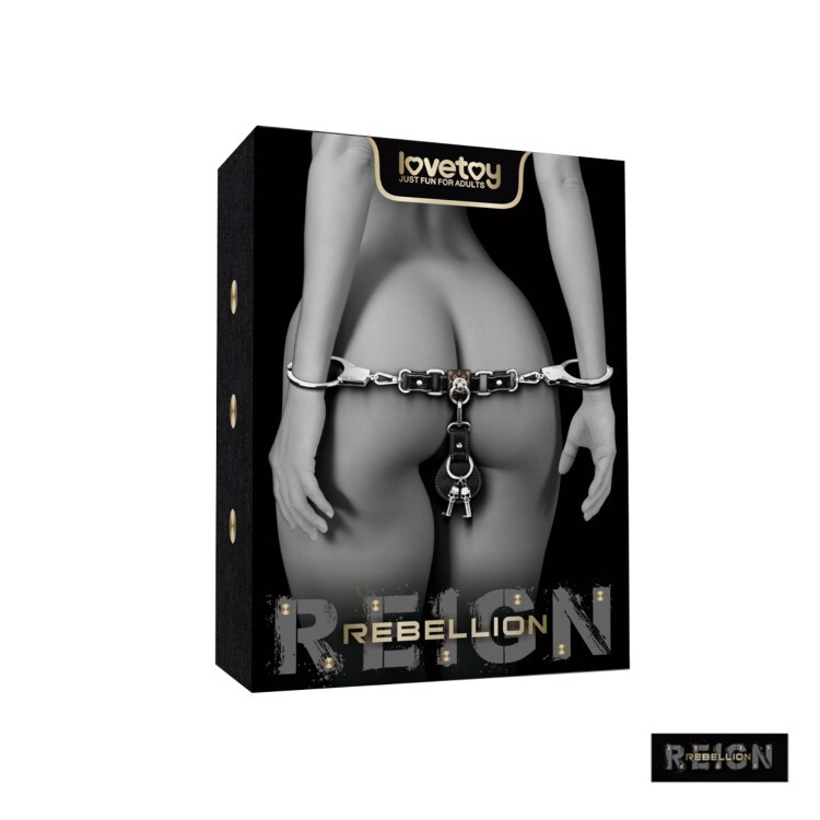 Rebellion Reign 高光銀重量感 後背手銬 sm反背手銬
