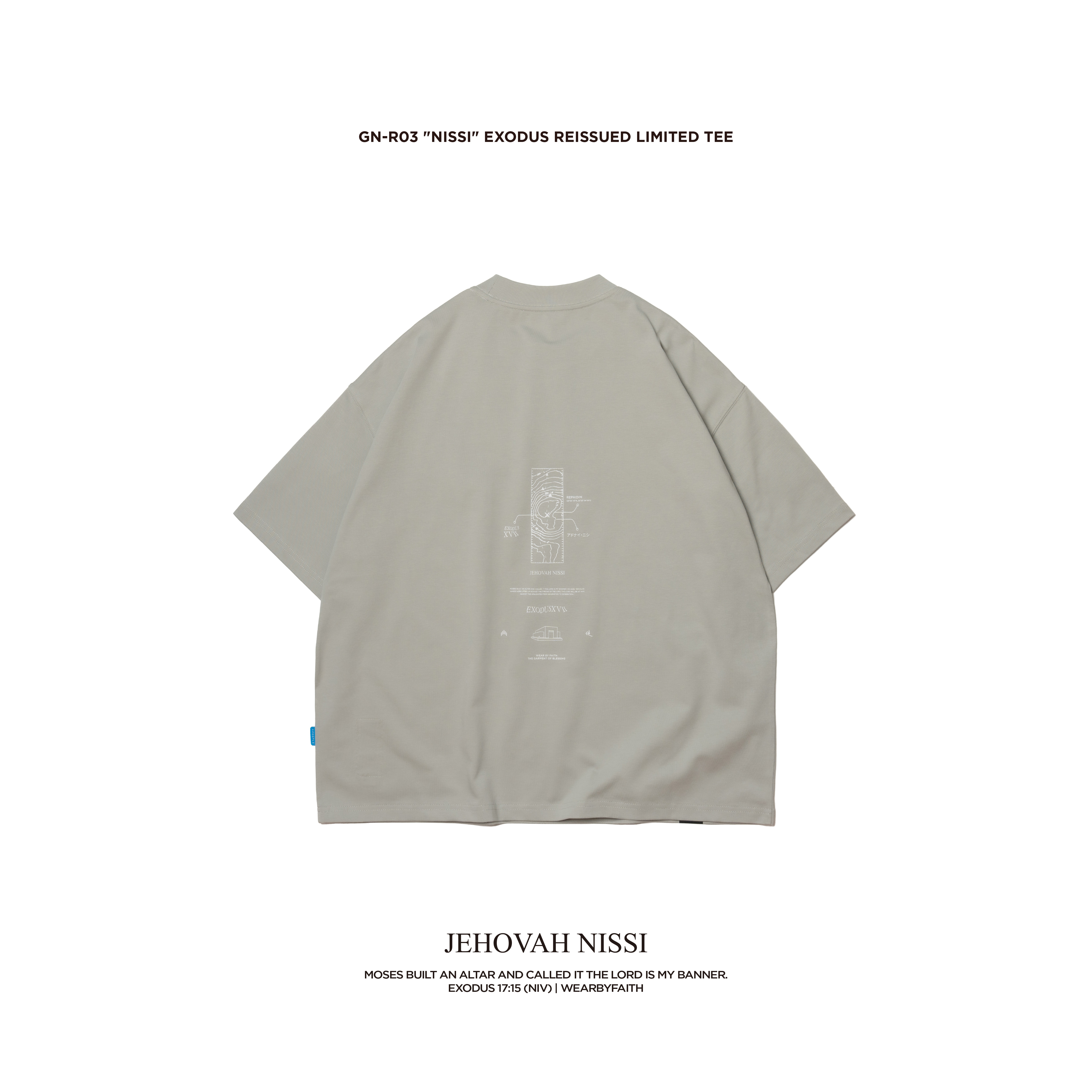 GN-R03 "Nissi" EXODUS Reissued Limited Tee -Gray