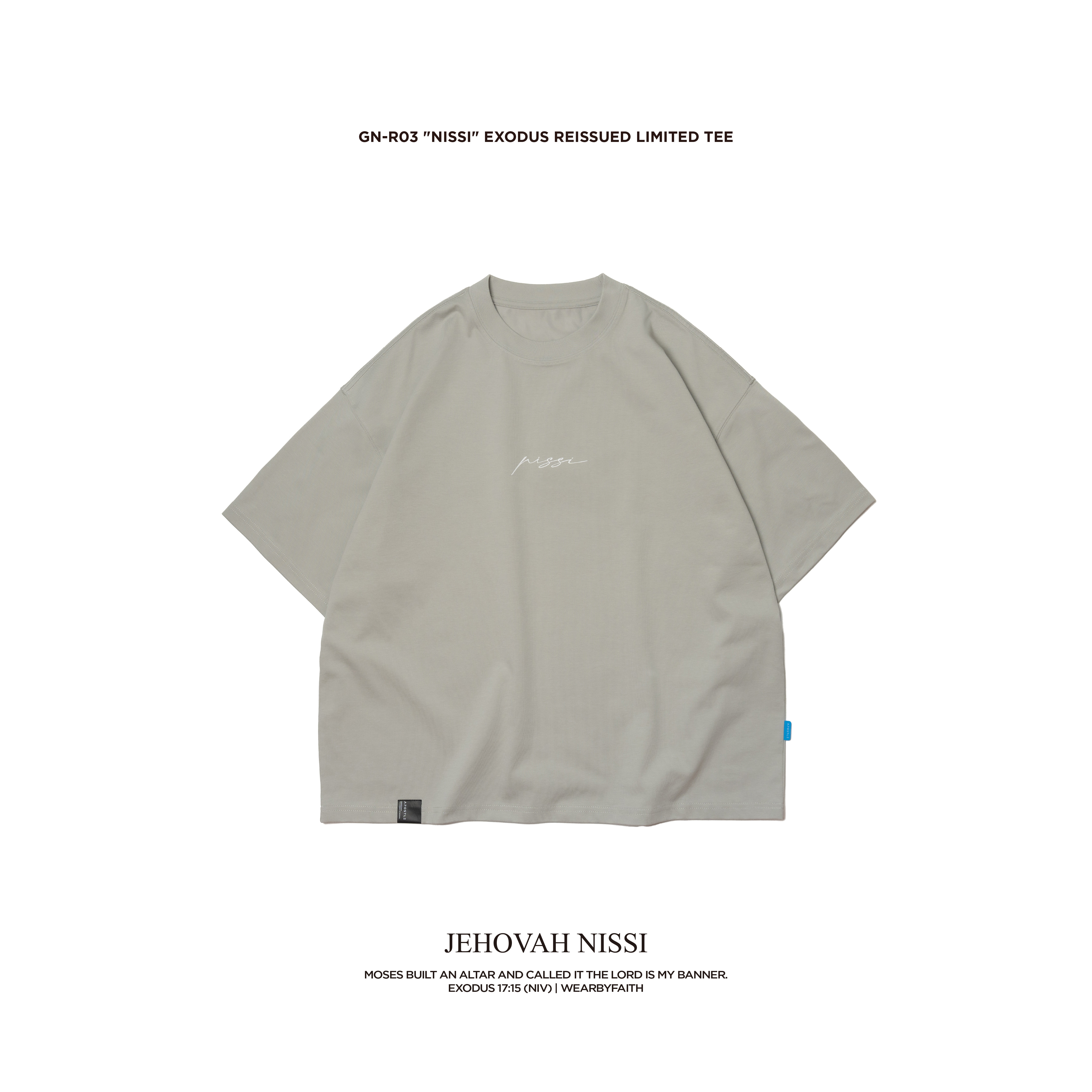 GN-R03 "Nissi" EXODUS Reissued Limited Tee -Gray