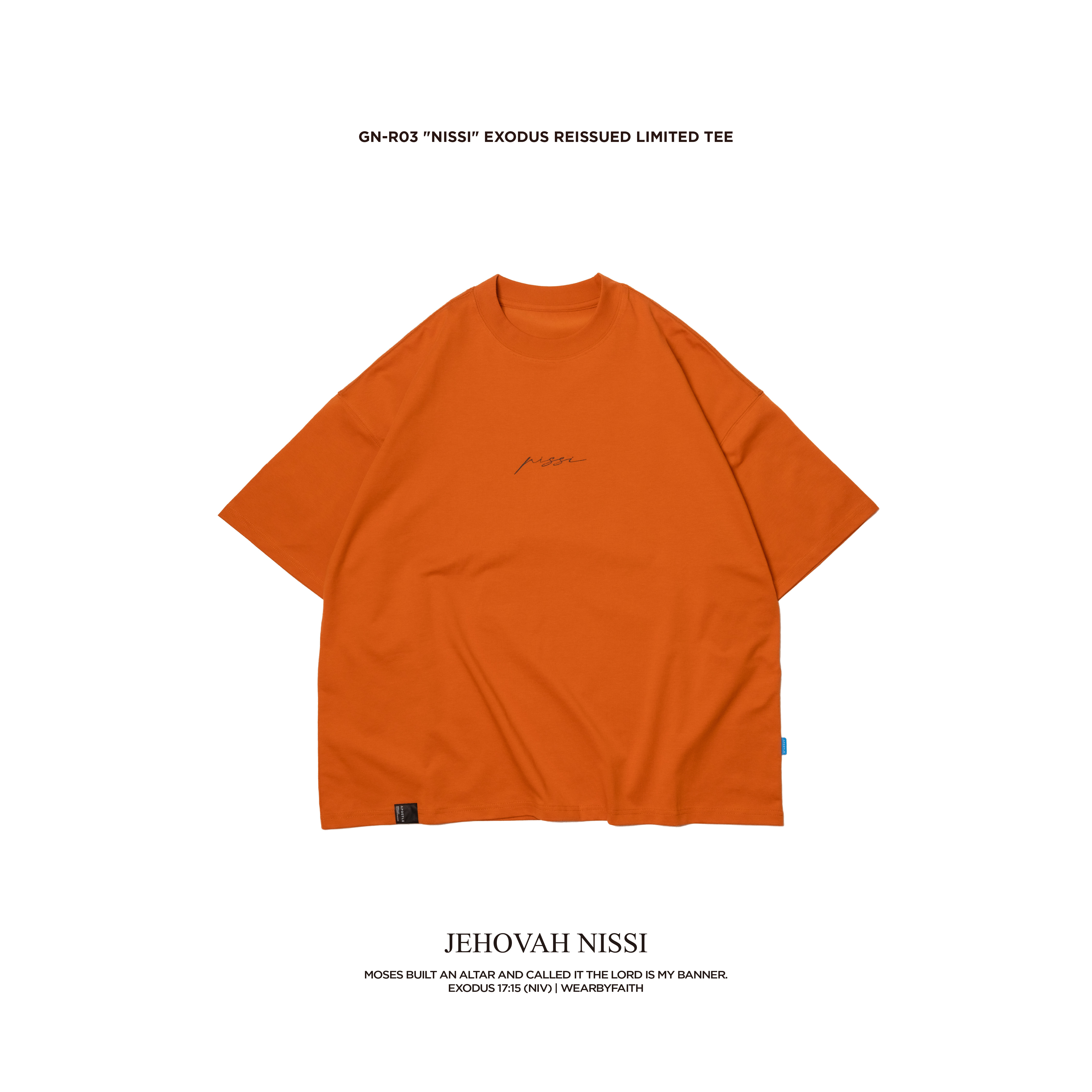 GN-R03 "Nissi" EXODUS Reissued Limited Tee - Orange
