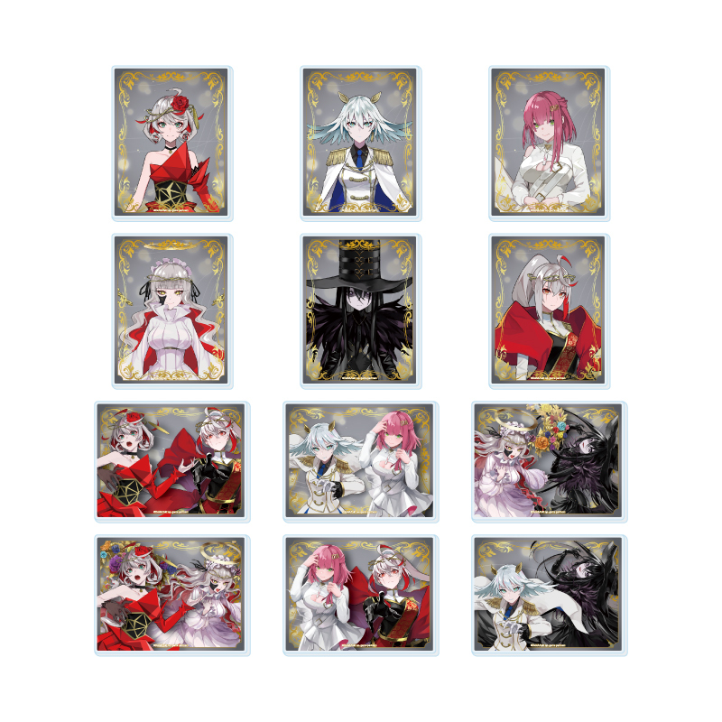 「ACG.GO」「預購」A3《宿命迴響》壓克力收藏卡 01 官方插畫 (整盒12入)