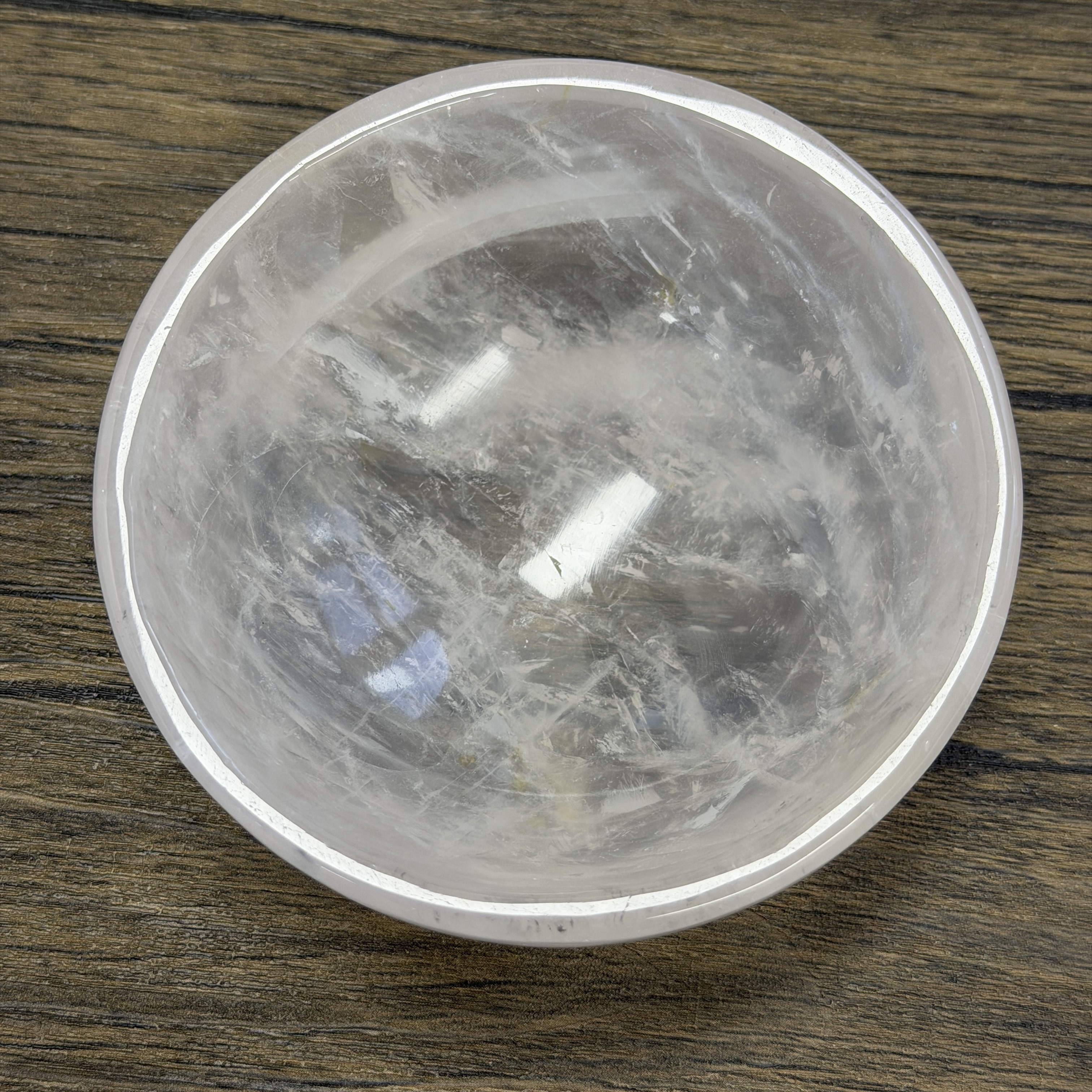 高級白水晶碗 10cm  WD2388