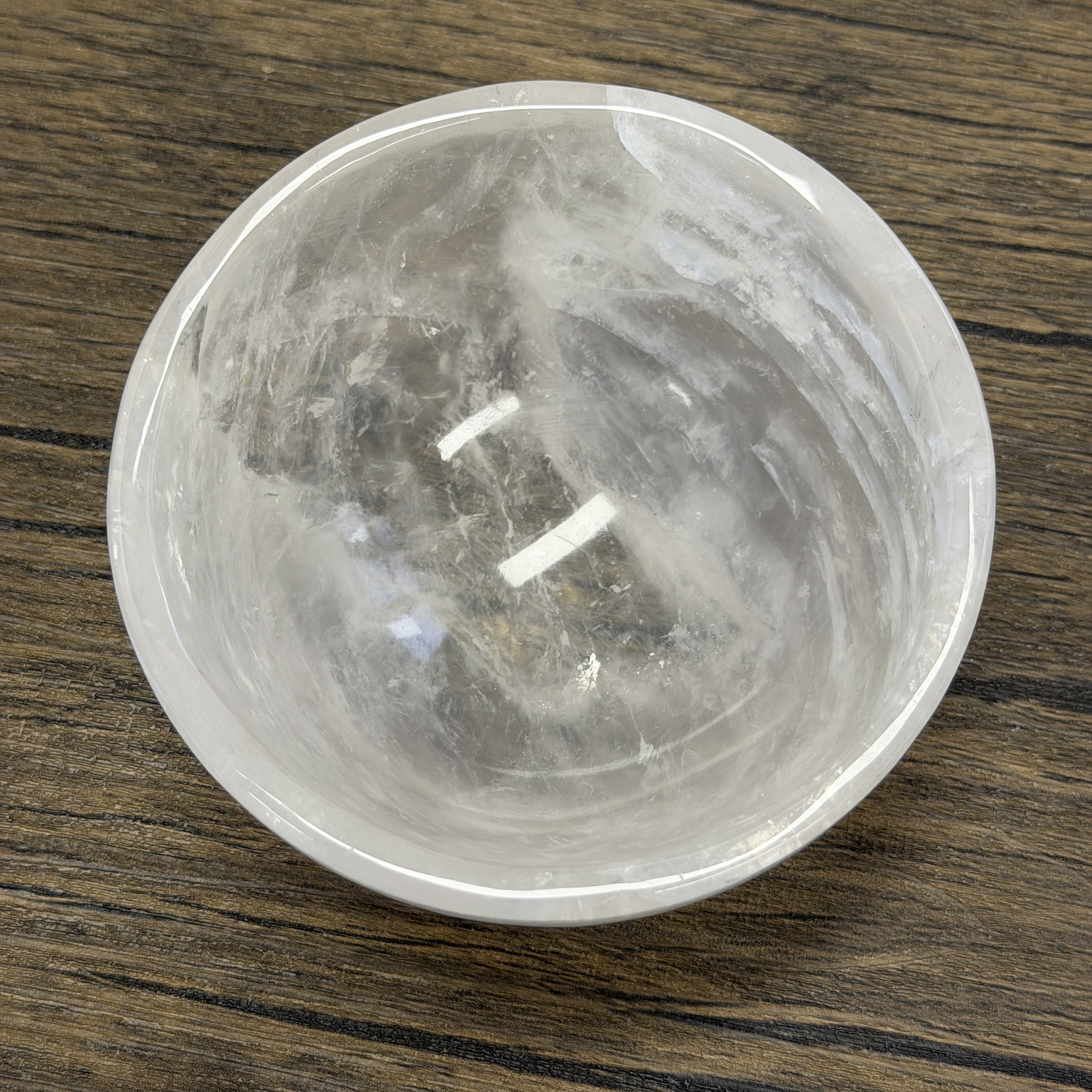 高級白水晶碗 10cm  WD2387