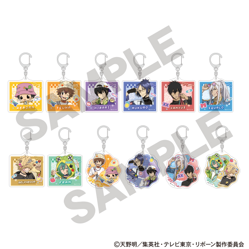 「ACG.GO」「預購」Crux《家庭教師 HITMAN REBORN!》壓克力鑰匙圈 Decora Fashion (整盒12入)