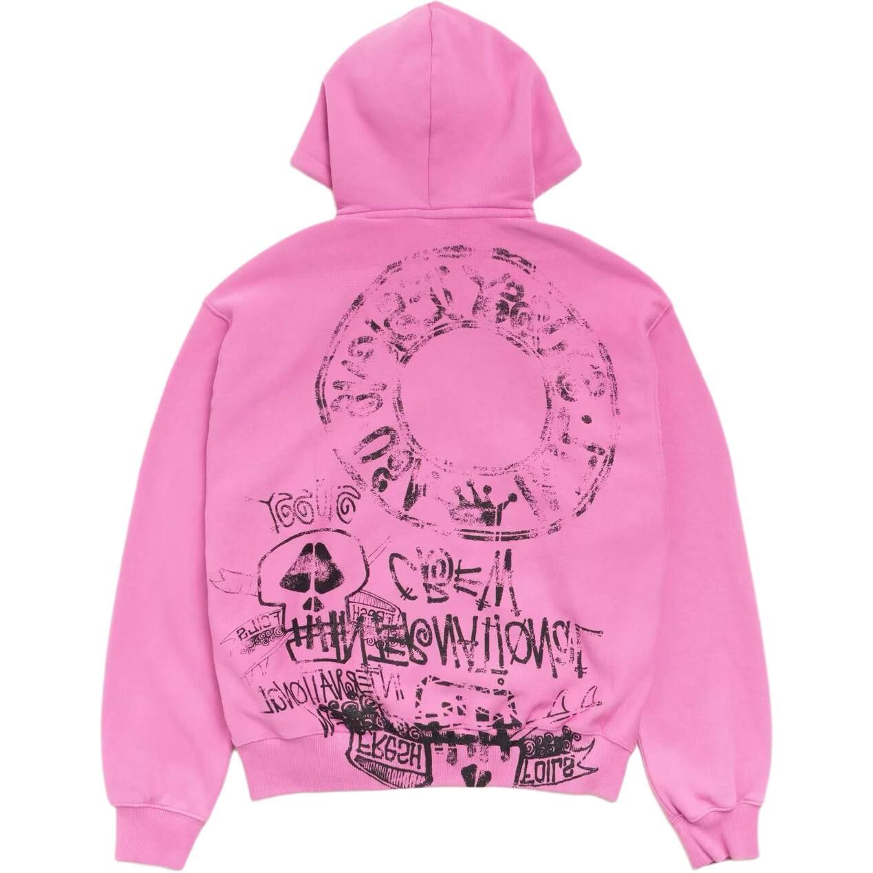 【代購】Stussy SS26 SKULLS ZIP HOODIE PIGMENT DYED Sweatshirt Unisex 1975177