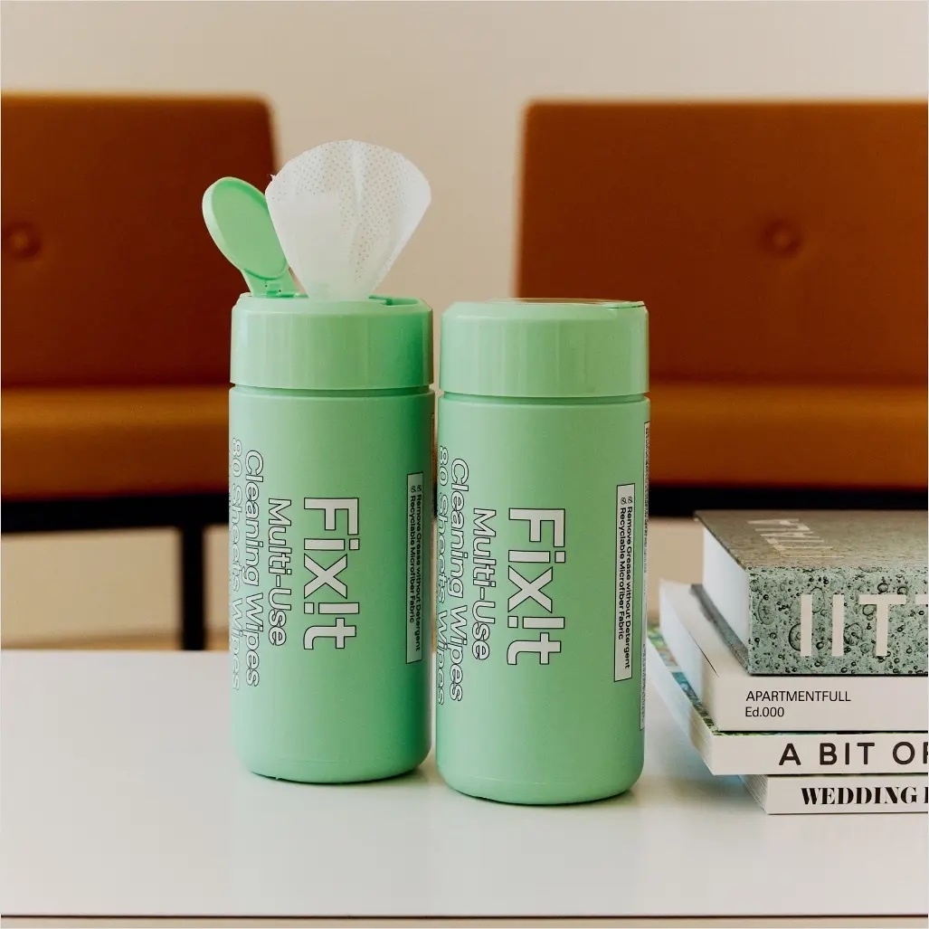 《Olive young連線》Fixit multi use cleaning wipes 80p