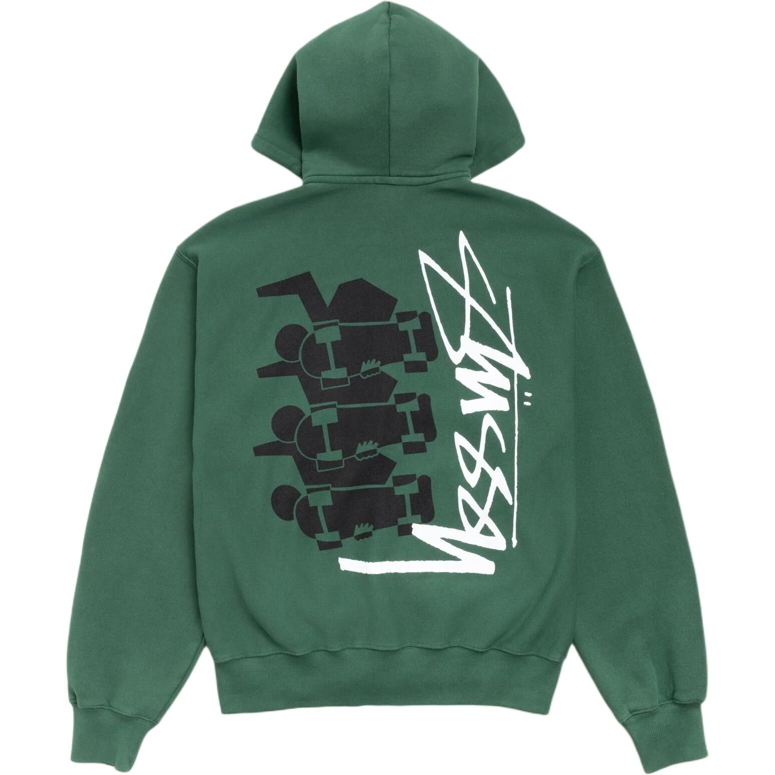 【代購】Stussy SS26 SKATE STACK ZIP HOODIE PIGMENT DYED Sweatshirt Unisex 1975178