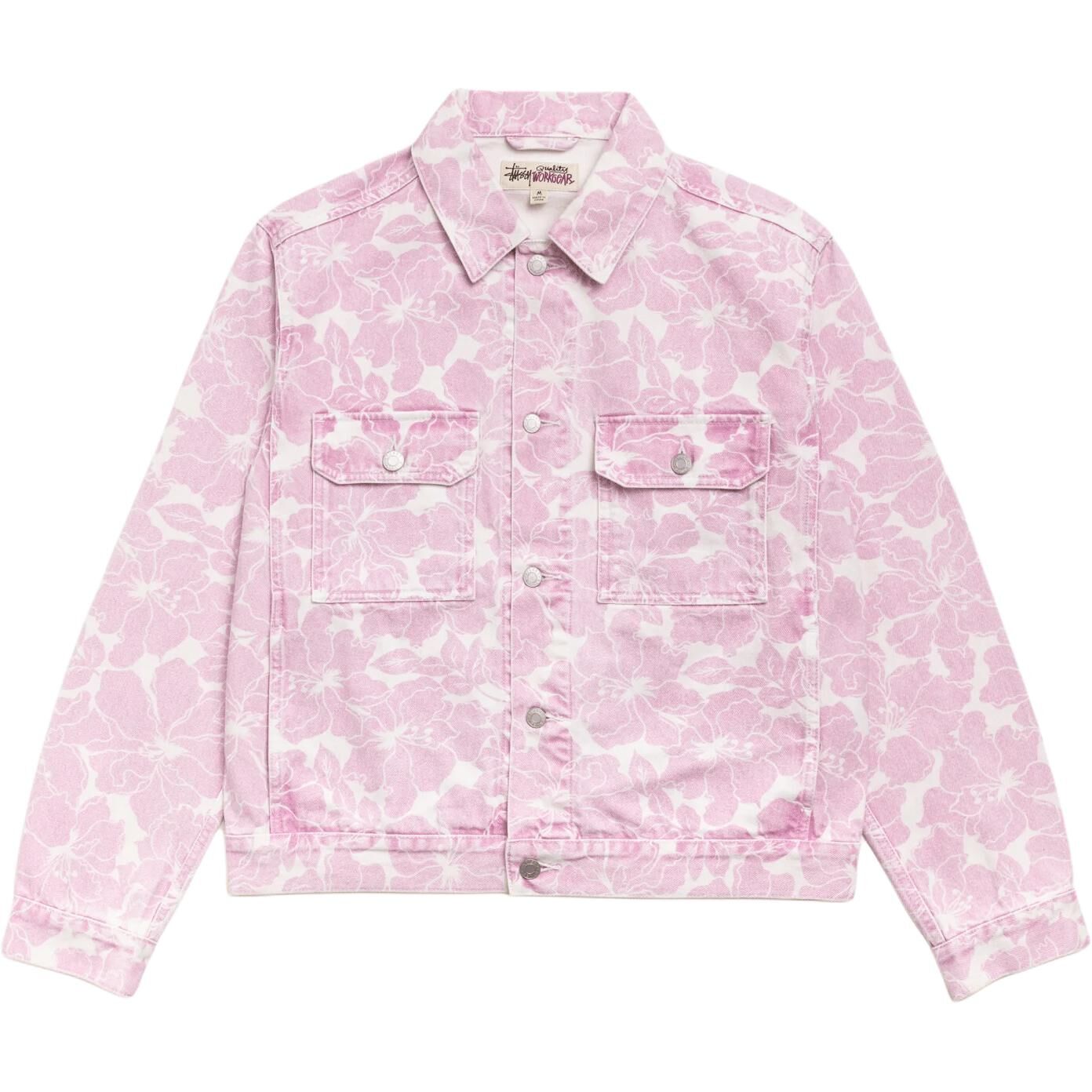 【代購】Stussy SS26 Denim Jackets Unisex Pink Lapel Moderate Other 115988