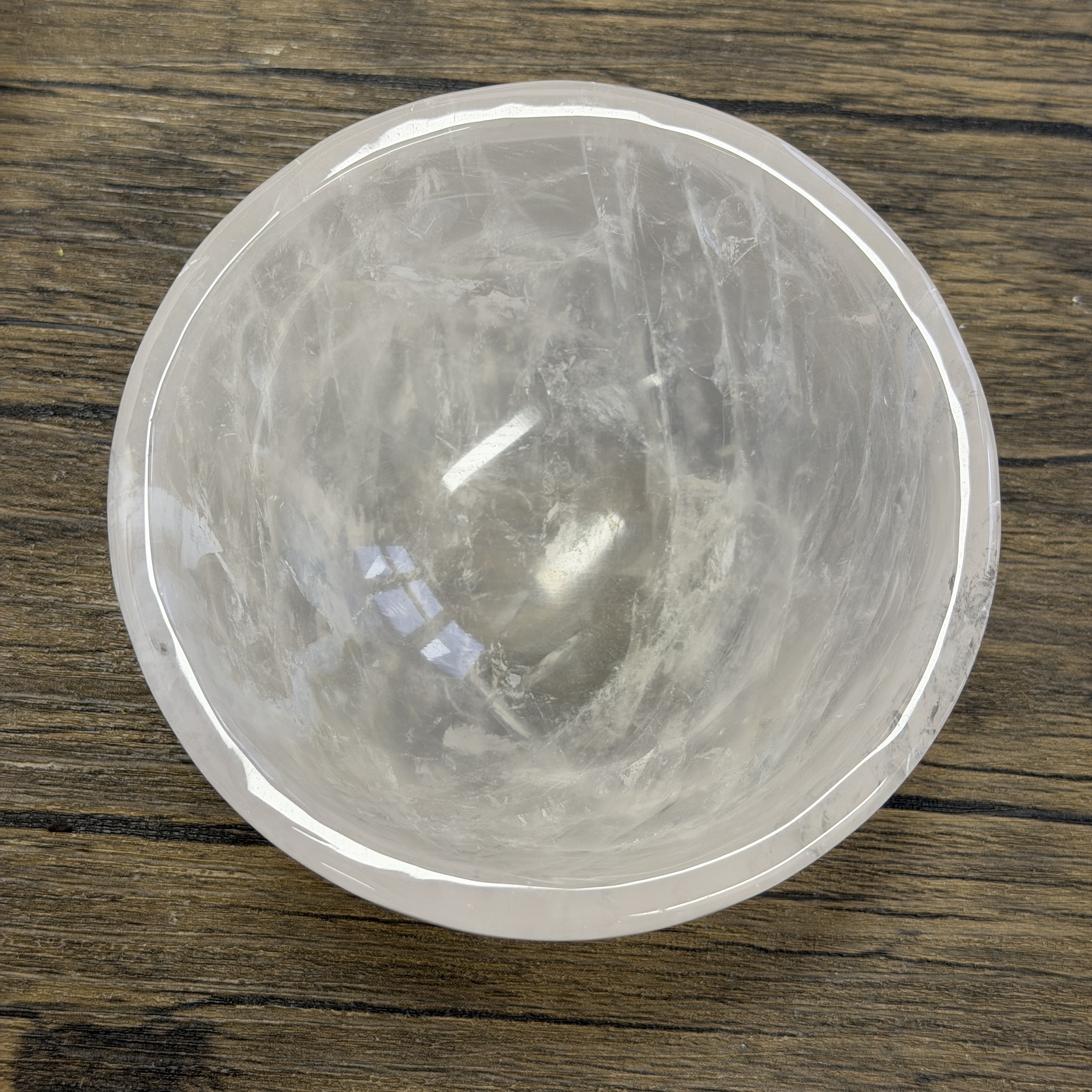 高級白水晶碗 10cm  WD2381