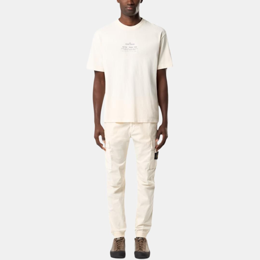 【代購】STONE ISLAND SS26 T Shirt Unisex Beige L1S152100001S0285-V0093
