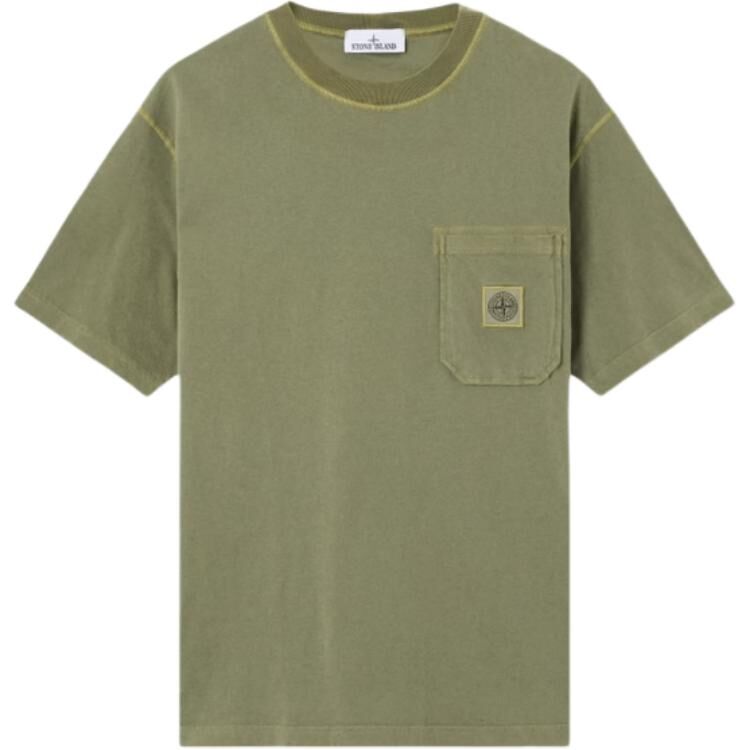 【代購】STONE ISLAND SS26 T Shirt Men's Washed Green L1S152100032S0057-V015G