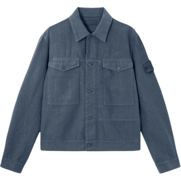【代購】STONE ISLAND SS26 BONDED LINEN TC_S.I. GHOST Jackets & Coats Men's L1S154100040S0F35-V002E