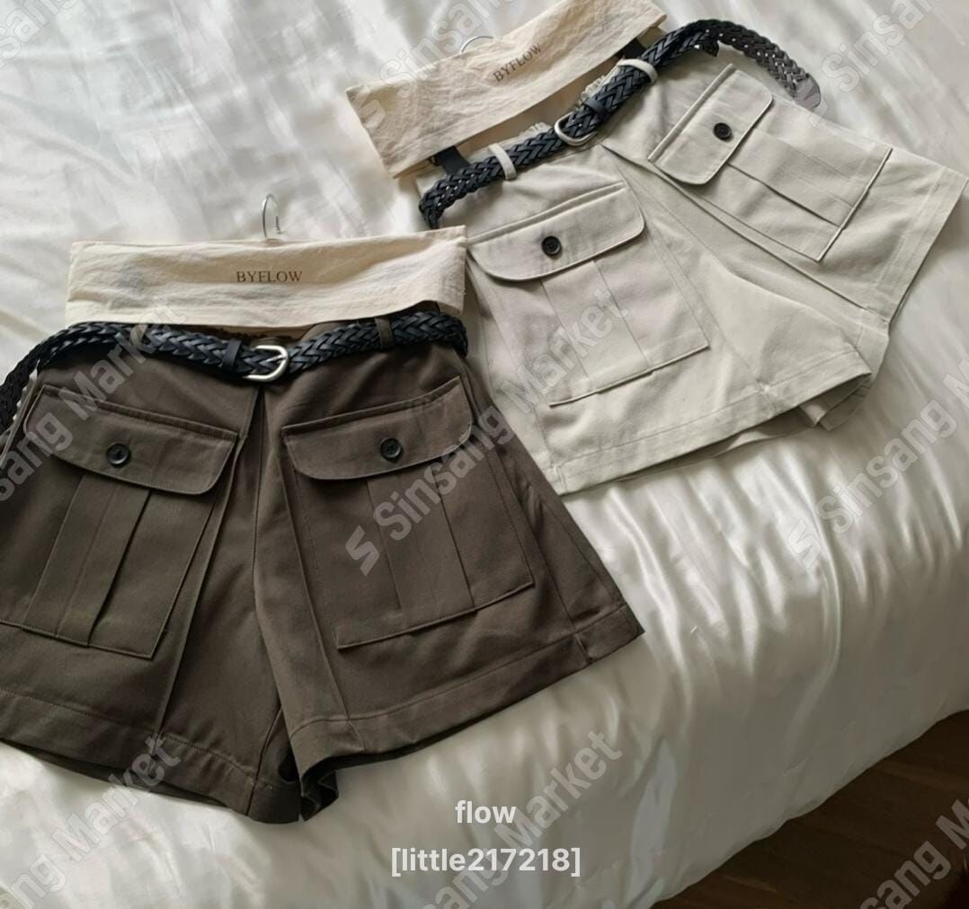 BF6424 大反蓋口袋短褲