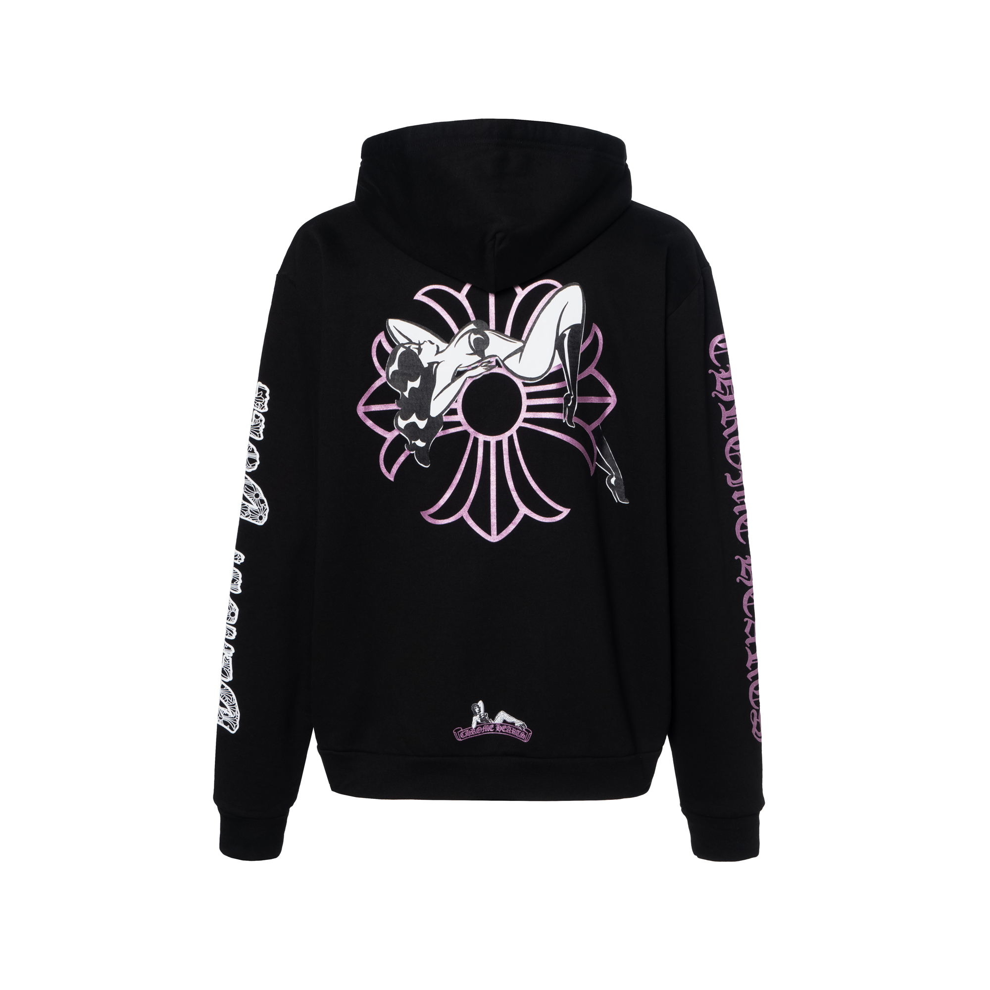 【代購】Chrome Hearts X DEADLY DOLL Sweatshirts Unisex Black Hooded Non Detachable Moderate Other CH-71479112