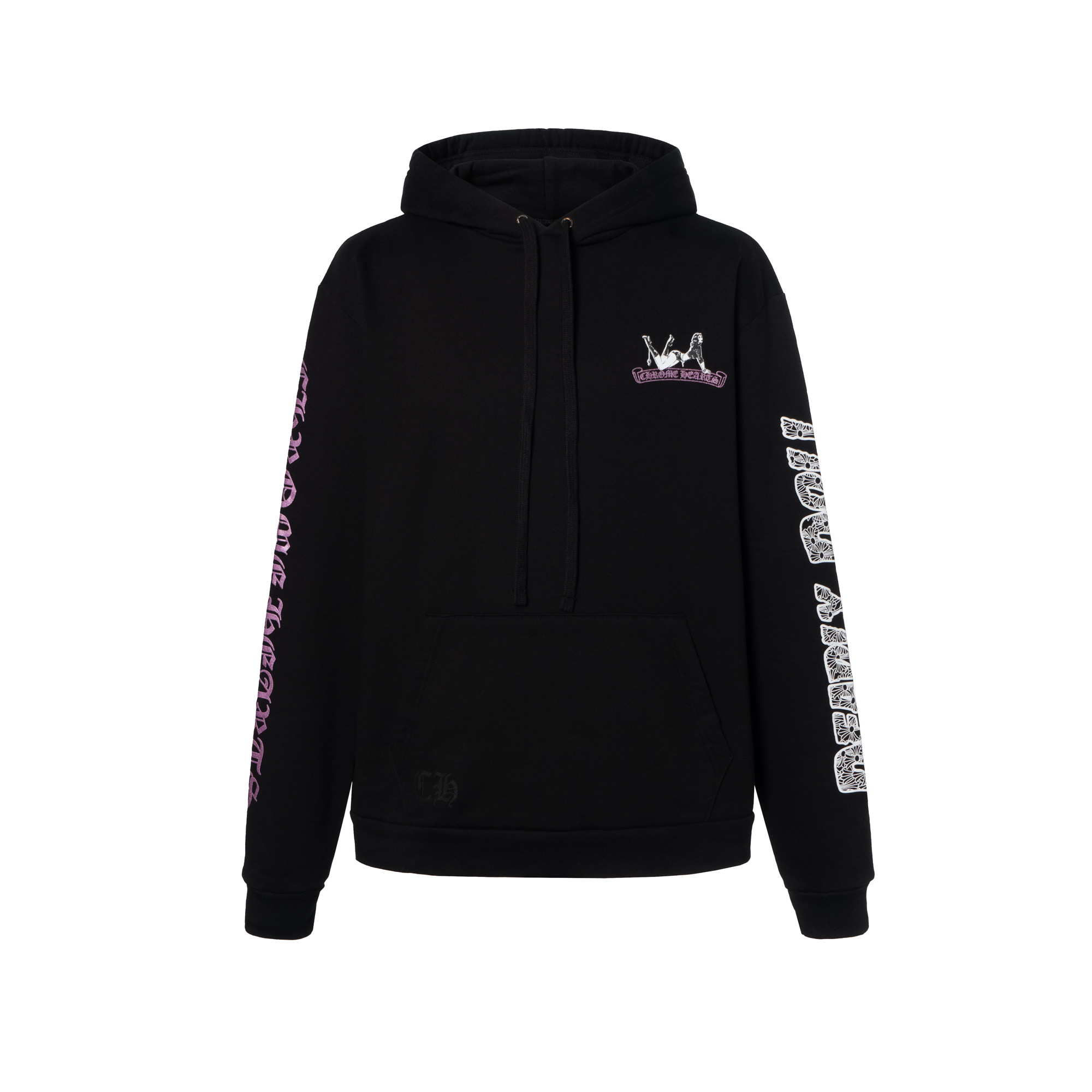【代購】Chrome Hearts X DEADLY DOLL Sweatshirts Unisex Black Hooded Non Detachable Moderate Other CH-71479112