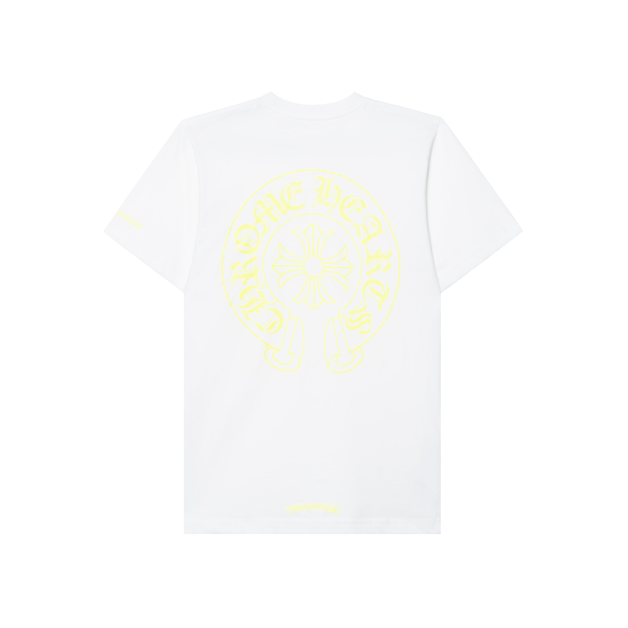 【代購】Chrome Hearts T Shirts Unisex White Crew Neck Moderate Straight Fit CH-74900121