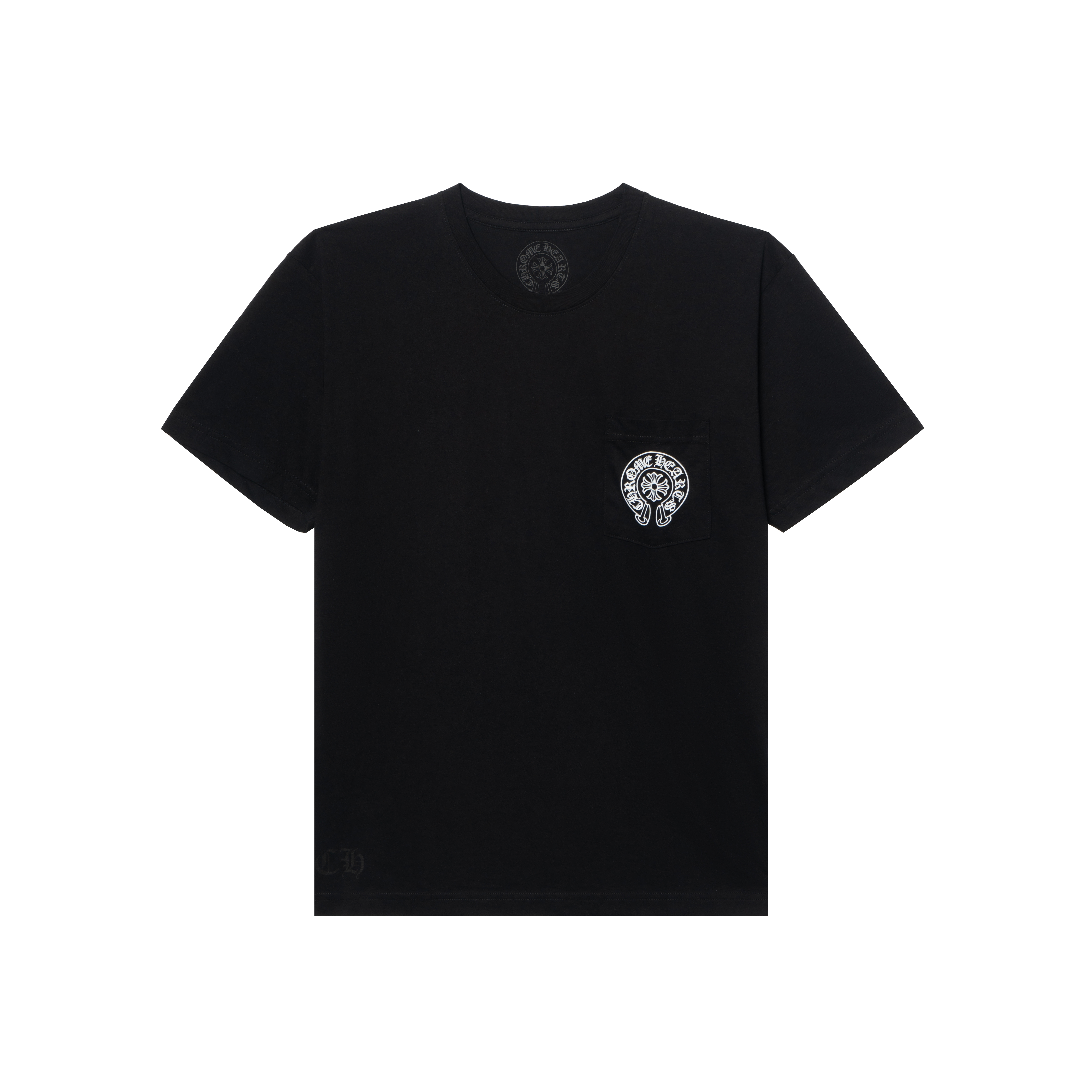 【代購】Chrome Hearts T Shirts Unisex Black Crew Neck Moderate CH-20263298