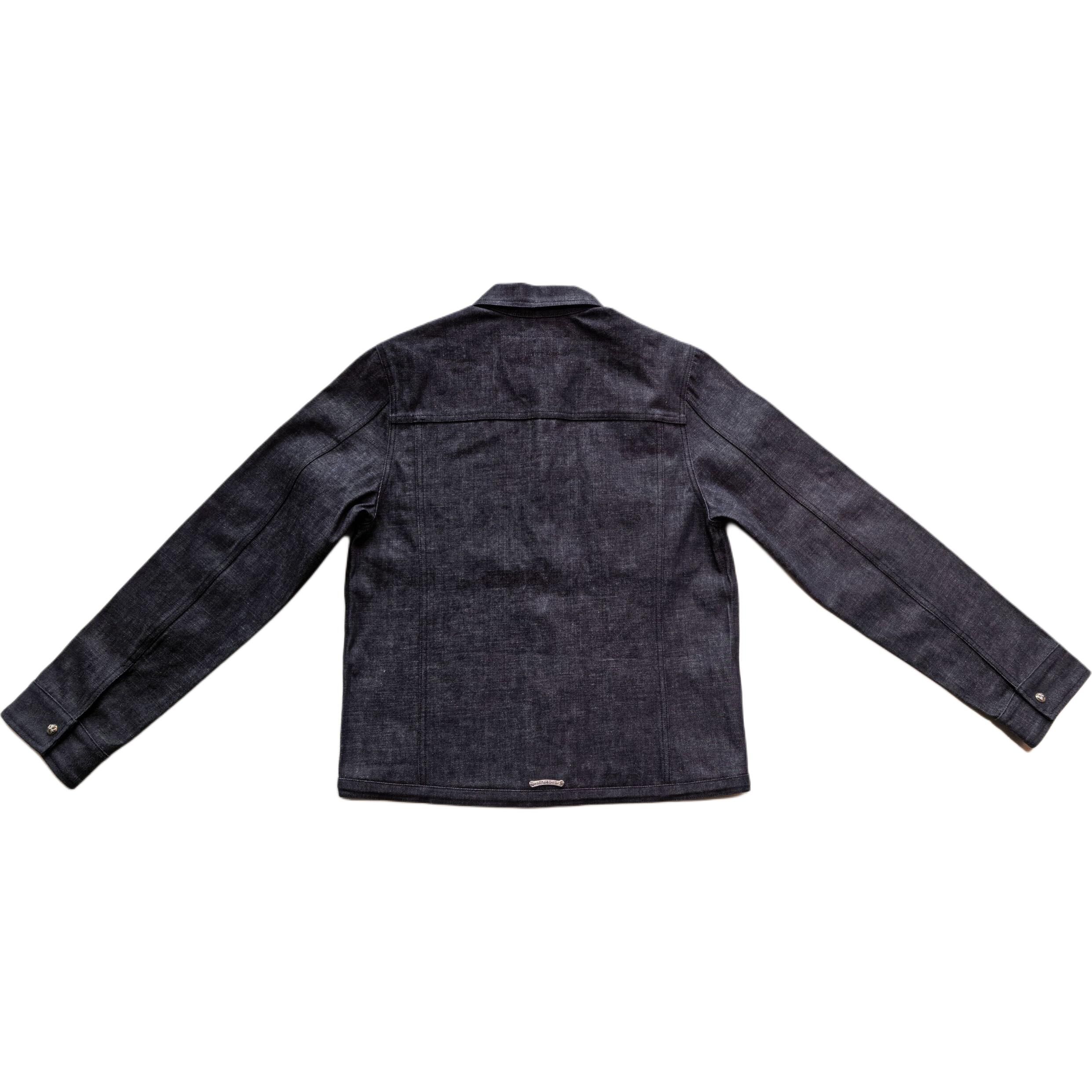 【代購】Chrome Hearts Denim Jackets Unisex Dark Blue Lapel Moderate Other CH-2026088969