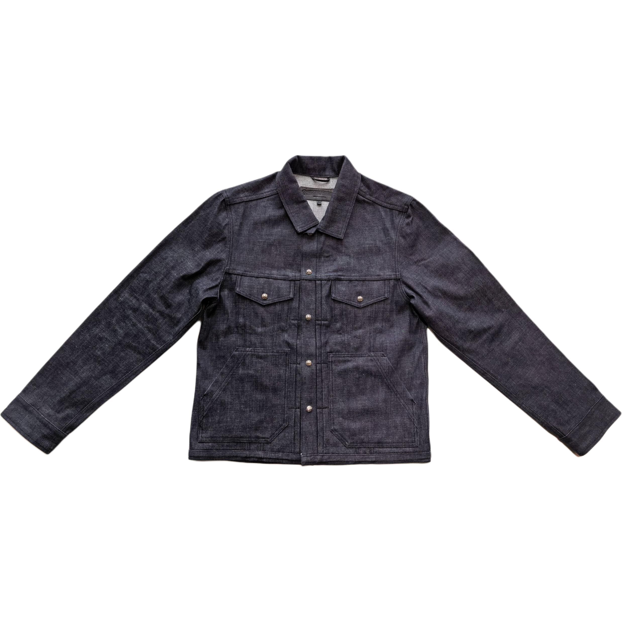【代購】Chrome Hearts Denim Jackets Unisex Dark Blue Lapel Moderate Other CH-2026088969