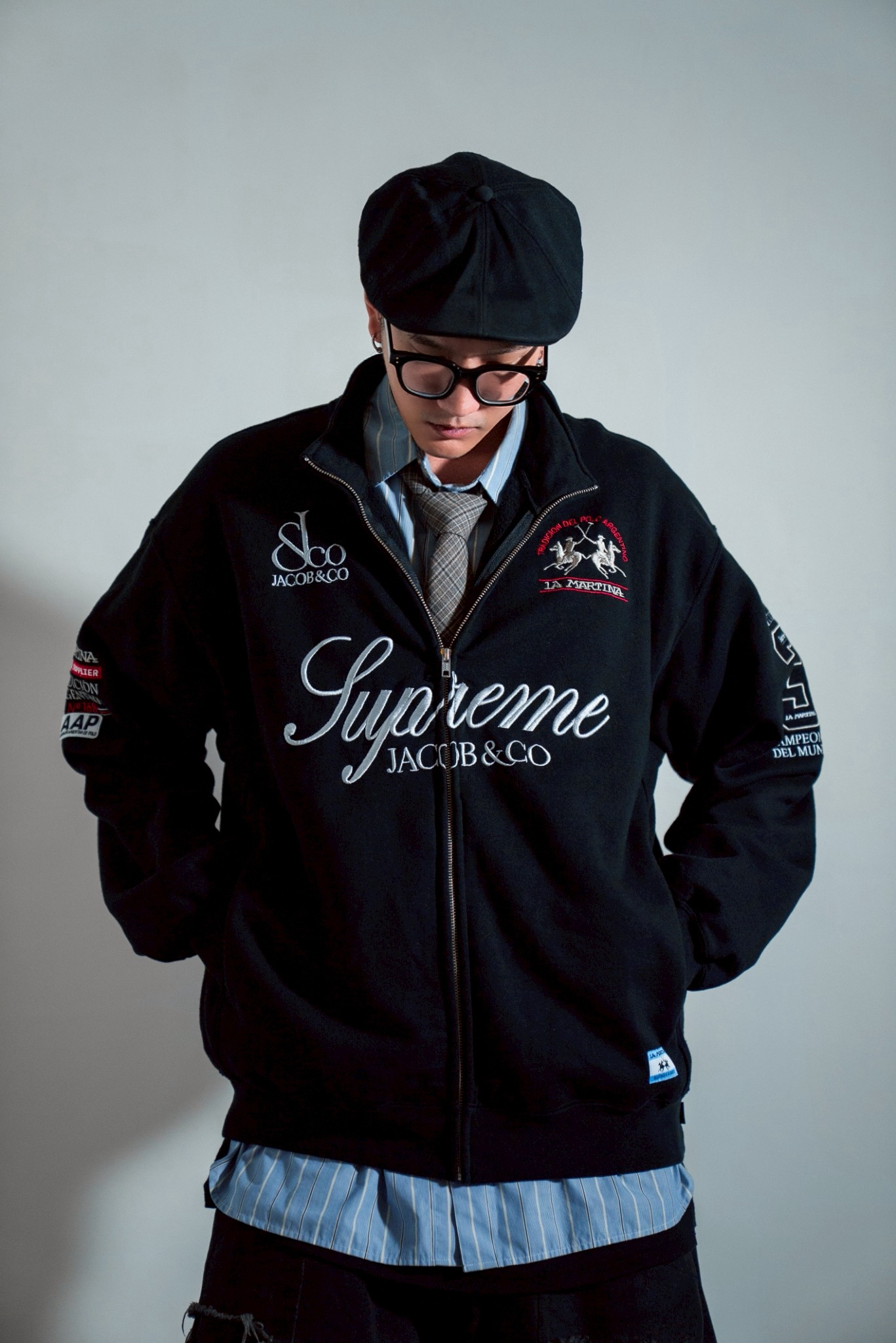 【Focus Store】現貨秒發 La Martina/Jacob & Co x Supreme SS26 Week16 Zip Up Sweatshirt 連帽拉鍊外套 兩色