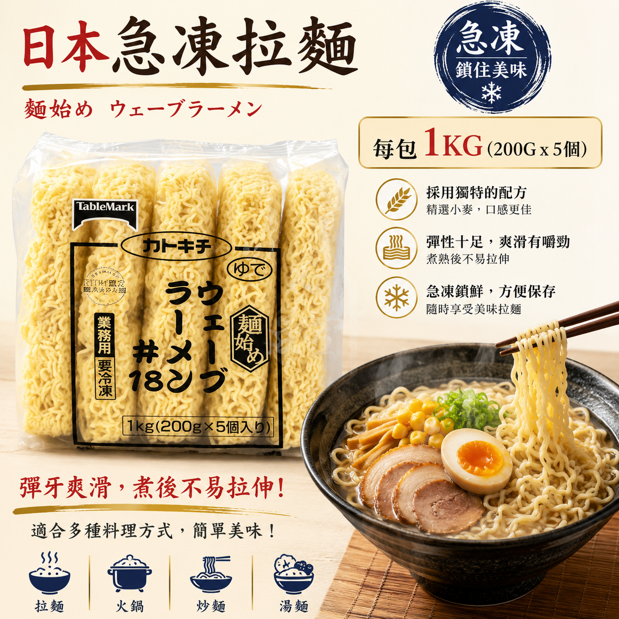 日本急凍拉麵