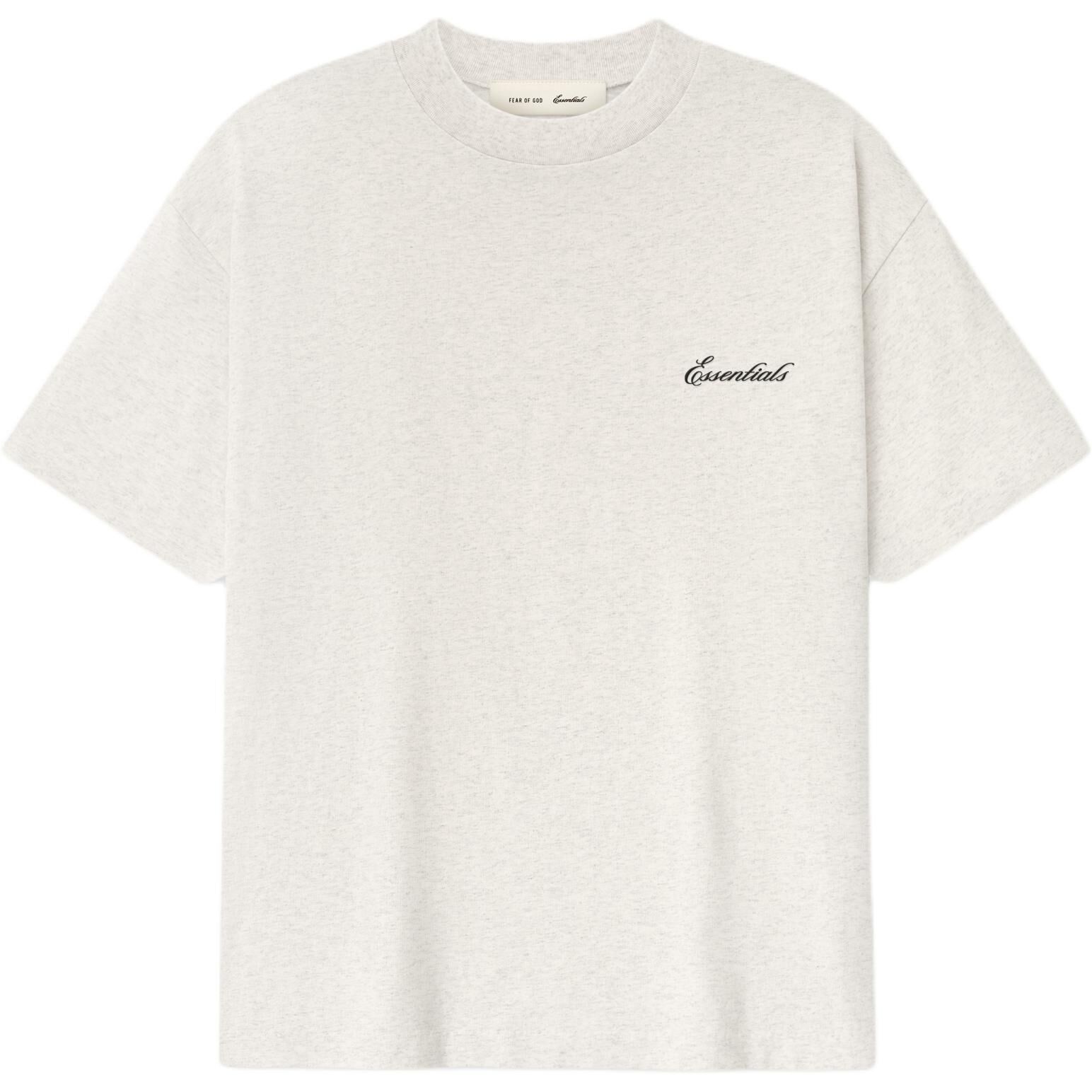 【代購】Fear Of God Essentials SS26 CLASSIC SHORT SLEEVE TEE OATMEAL HEATHER T Shirt Unisex 125AS264491F