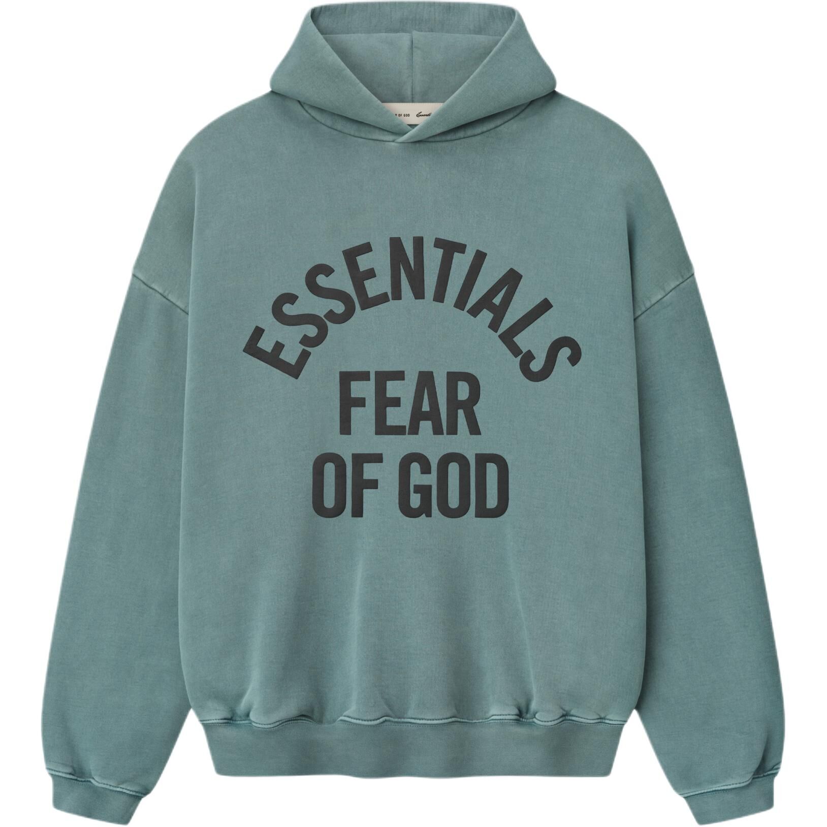 【代購】Fear Of God Essentials SS26 CAMPUS 90'S HOODIE FADED COASTAL Sweatshirt Unisex 192SP266703F