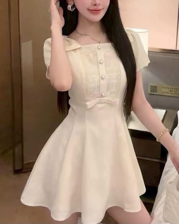 設計師家米杏緞面收腰洋裝