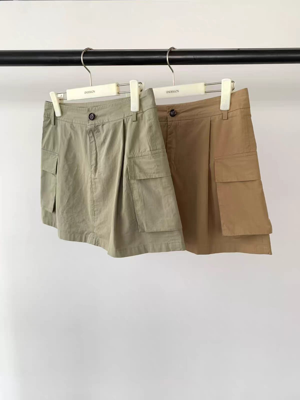UD6445 兩側口袋工裝短裙 *特價貨品不設退換*