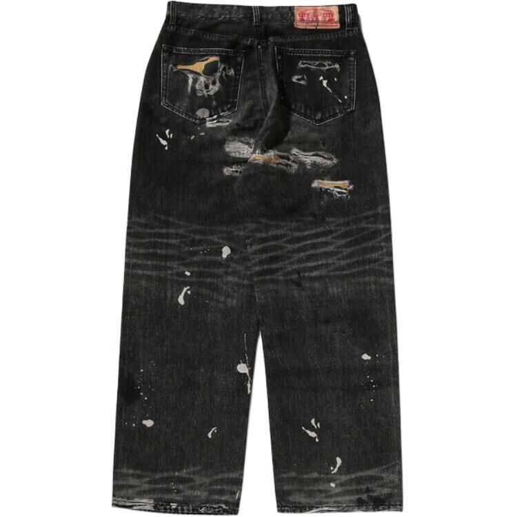 【代購】A BATHING APE SS26 Jeans Men's Moderate Straight Fit Pants 0ZXJNMX30350Q