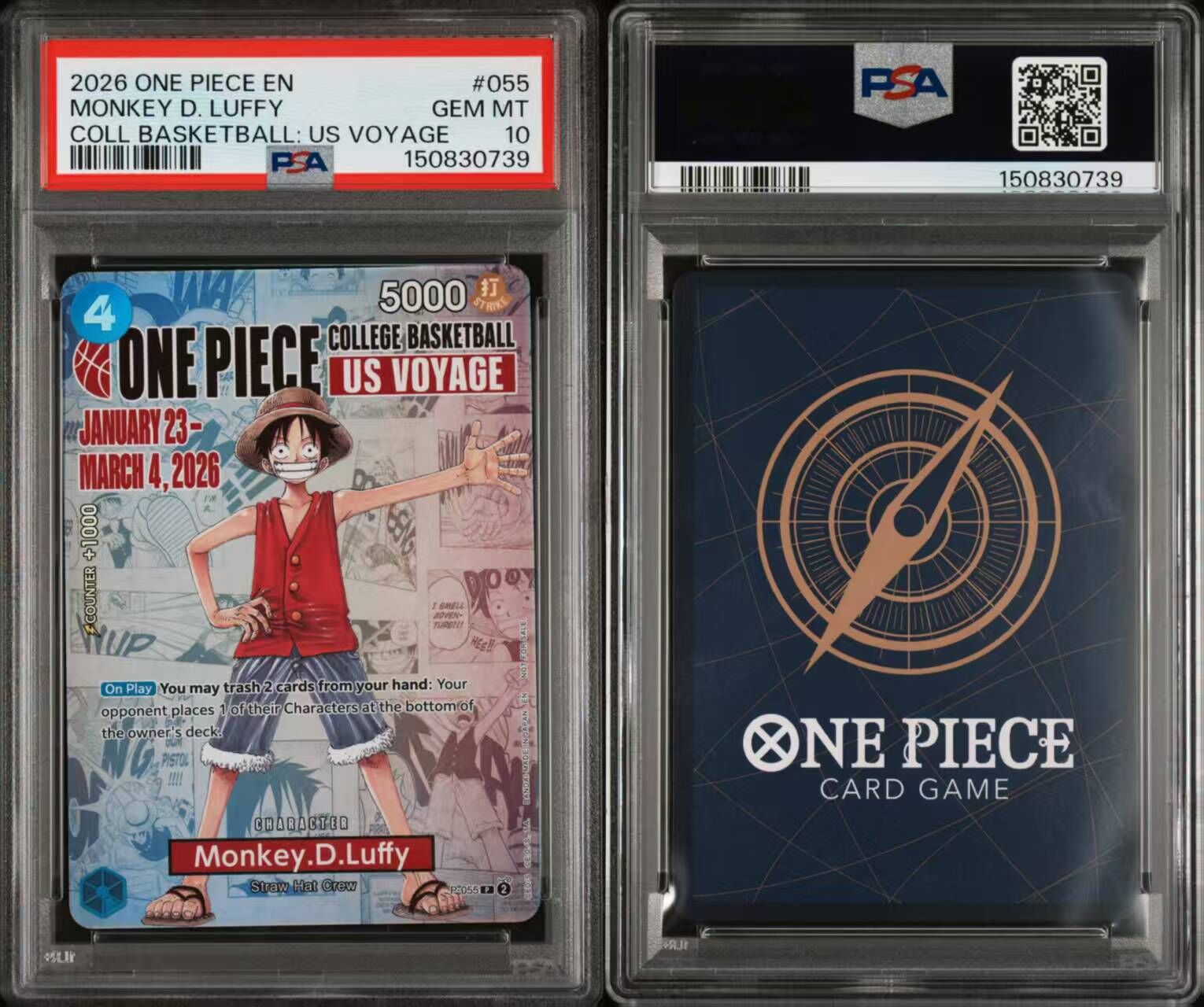 現貨- 【PSA10】籃球路飛卡, 會場限定Promo