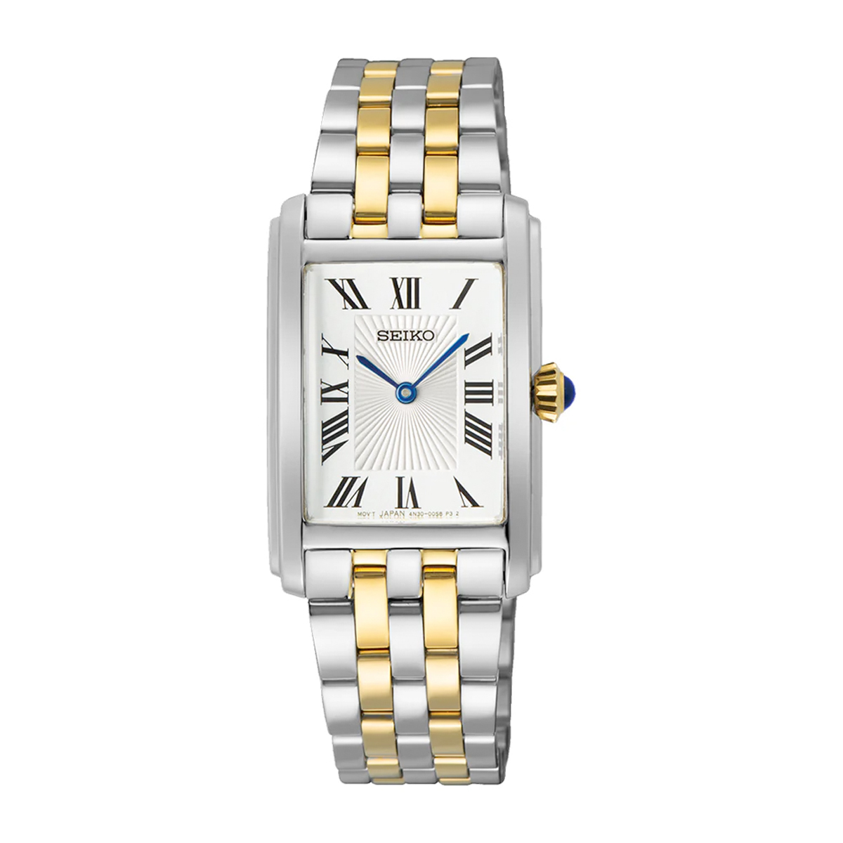 SEIKO Essentials Tank 女裝 方形復古 石英錶 SWR087