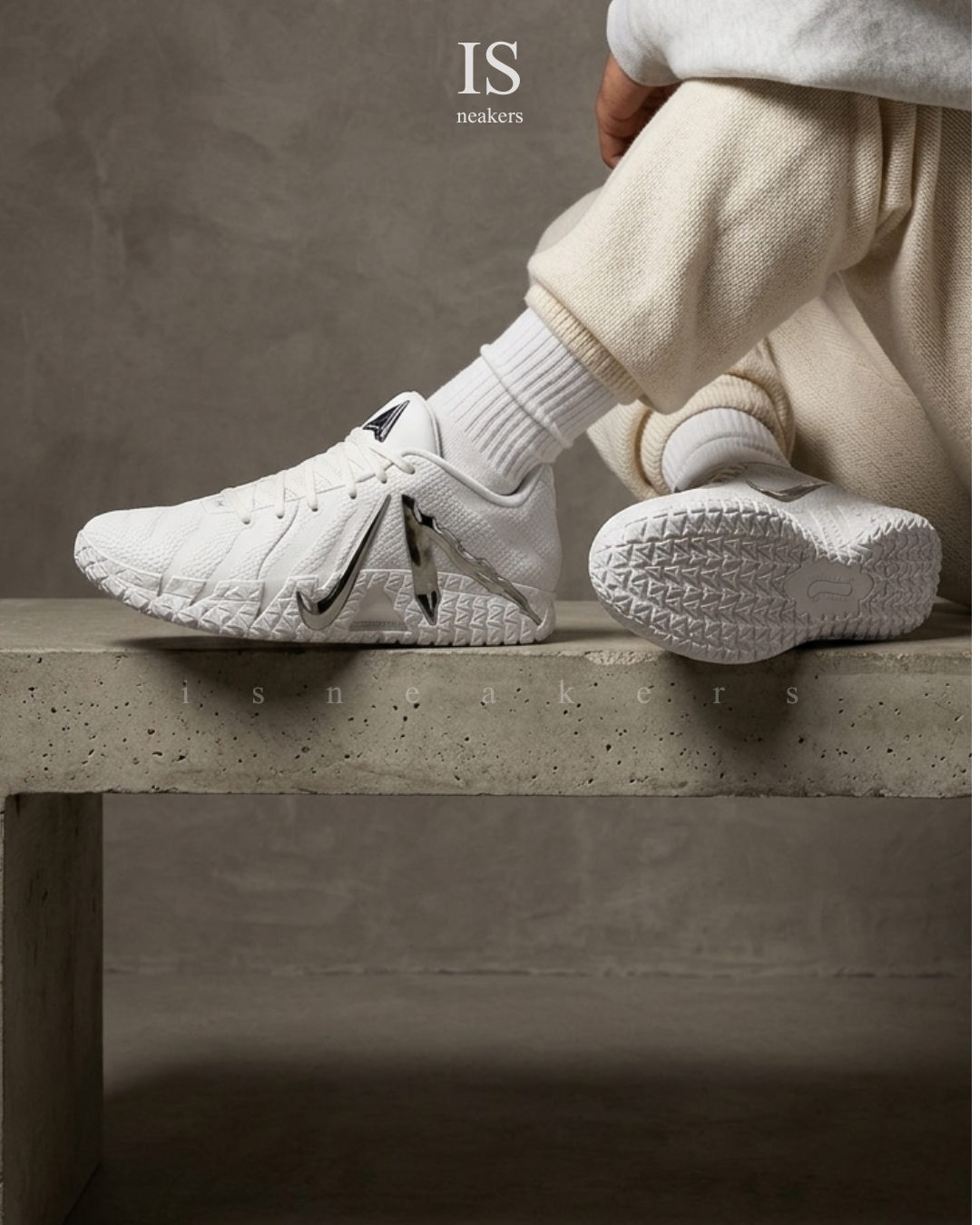 iSNEAKERS｜Nike JA 3 LX "White Label" 液態銀 聯名款 IO7668-100